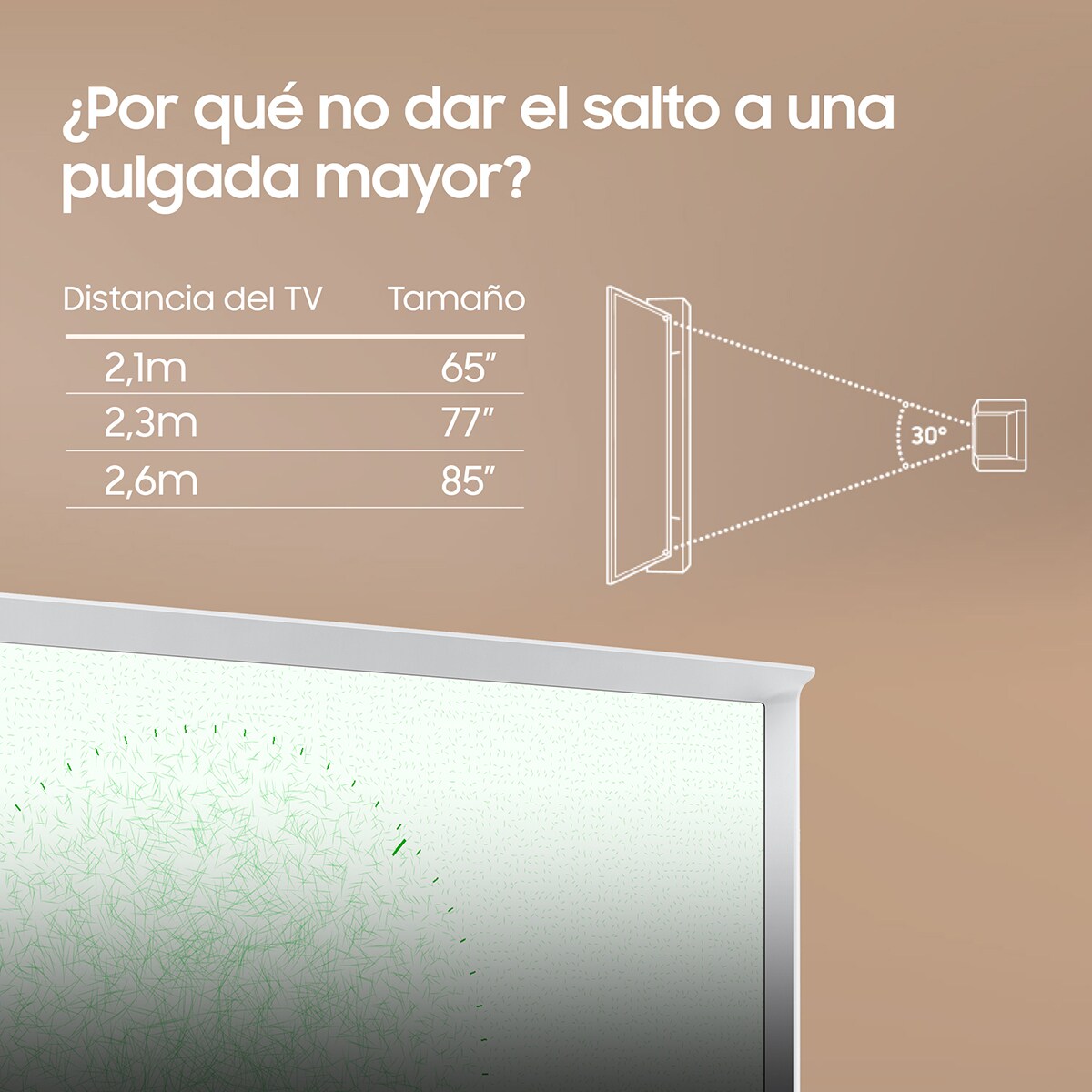 TV QLED 125 cm (50") Samsung The Serif TQ50LS01DAUXXC UHD 4K Display Mate, Smart TV Blanco Nube-9