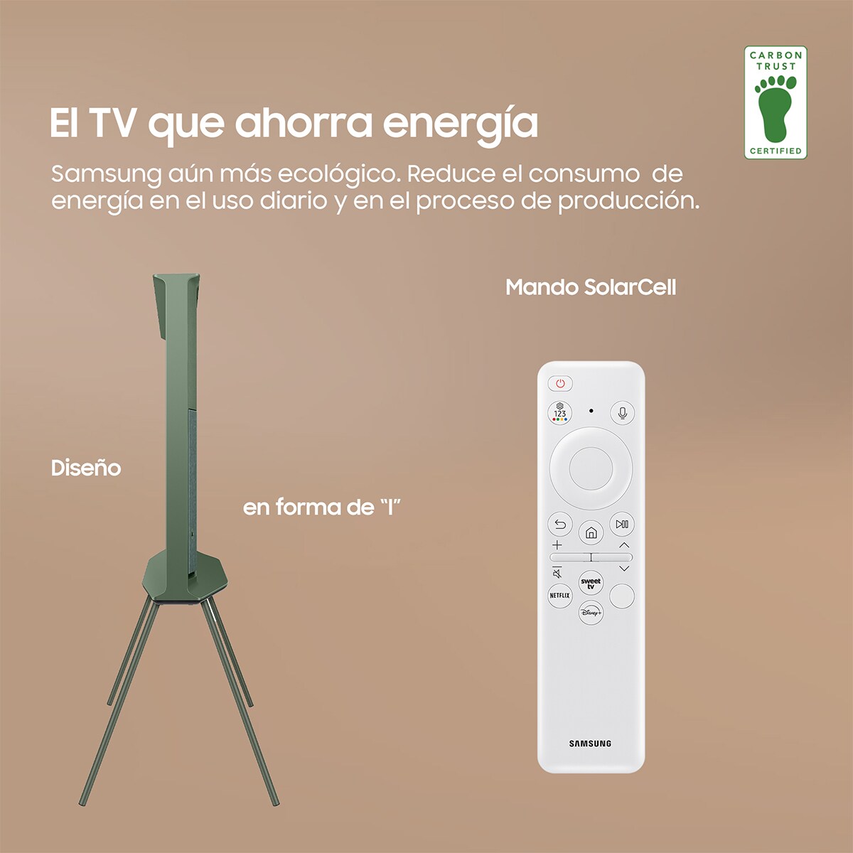 TV QLED 125 cm (50") Samsung The Serif TQ50LS01DB UHD 4K Display Mate, Smart TV Verde Bosque-4