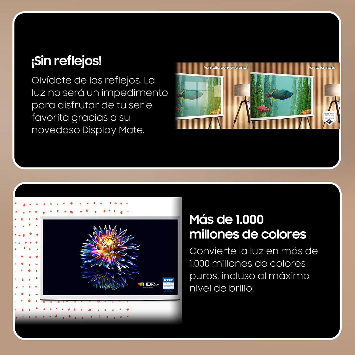 TV QLED 125 cm (50") Samsung The Serif TQ50LS01DB UHD 4K Display Mate, Smart TV Verde Bosque-5