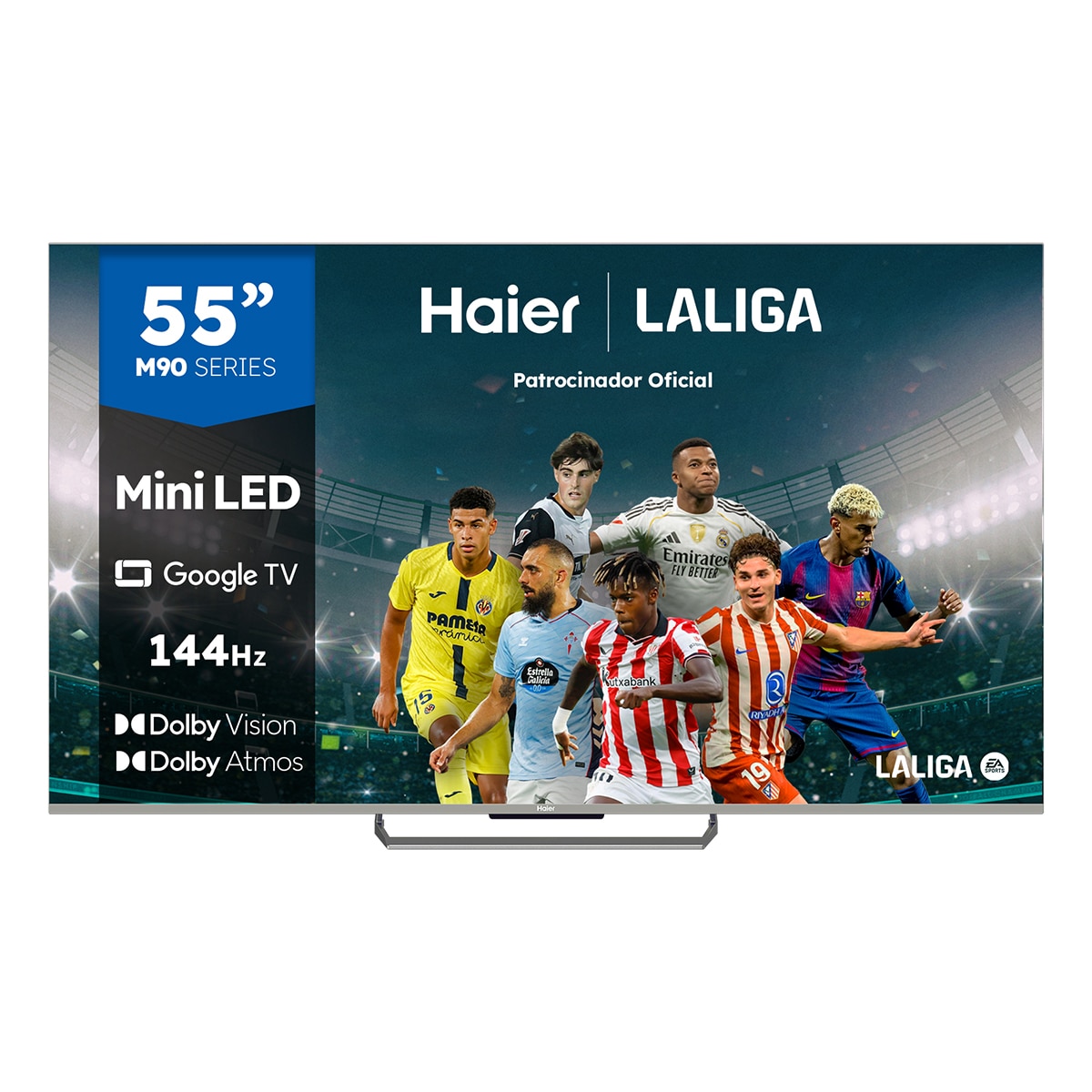 Imagen 0 de TV MiniLED 139 cm (55") Haier H55M90EUX 4K UHD, Smart Google TV, Dolby Vision
