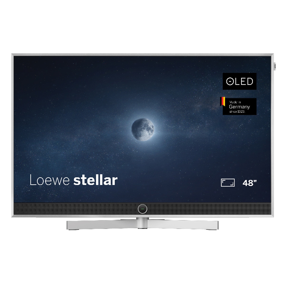 Imagem 0 de TV OLED 121 cm (48'') Loewe Stellar 48, UHD 4K, HDR, Wi?Fi e Smart TV com Barra de Som de 80 W