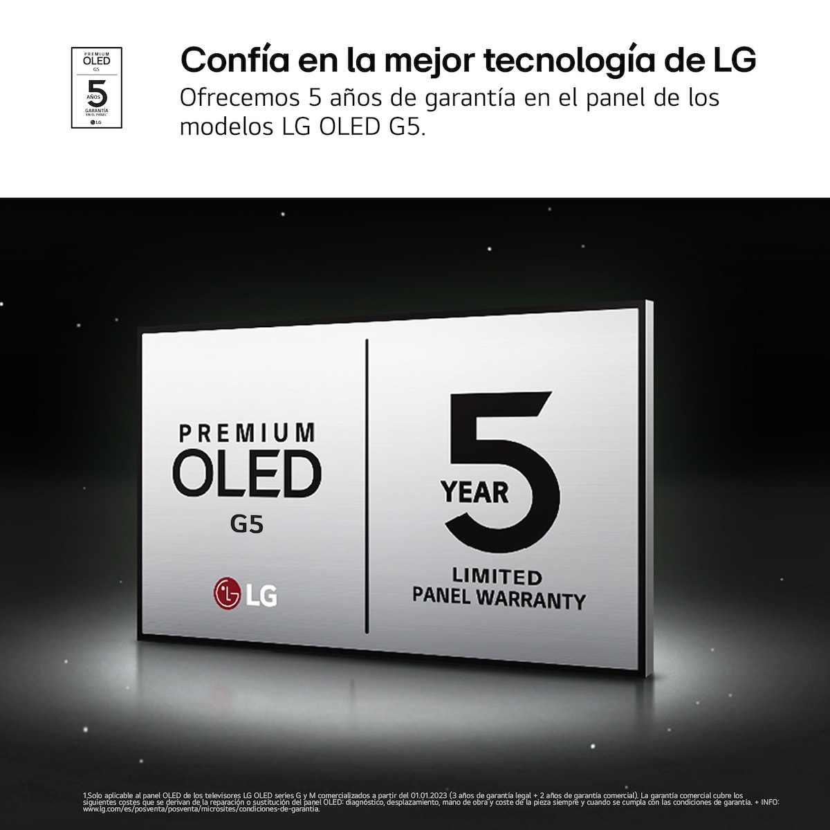TV OLED evo AI G5 139cm (55") LG OLED55G55LW, Smart TV 4K, soporte pared incluido Negro-15
