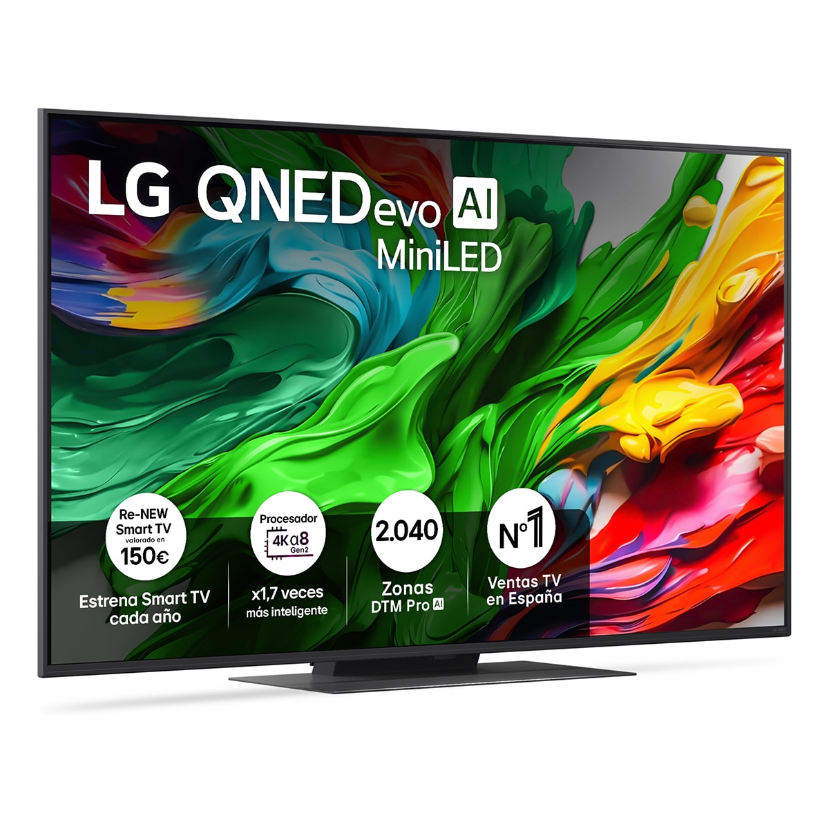 Imagen 0 de TV QNED evo MiniLED AI 139cm (55") LG 55QNED86A6A, 4K Smart TV