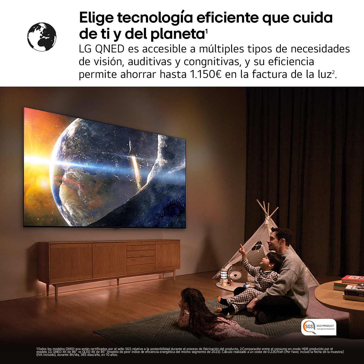 TV QNED 55" LG 55QNED86A6A, evo MiniLED AI, 4k, Smart TV Preto-14