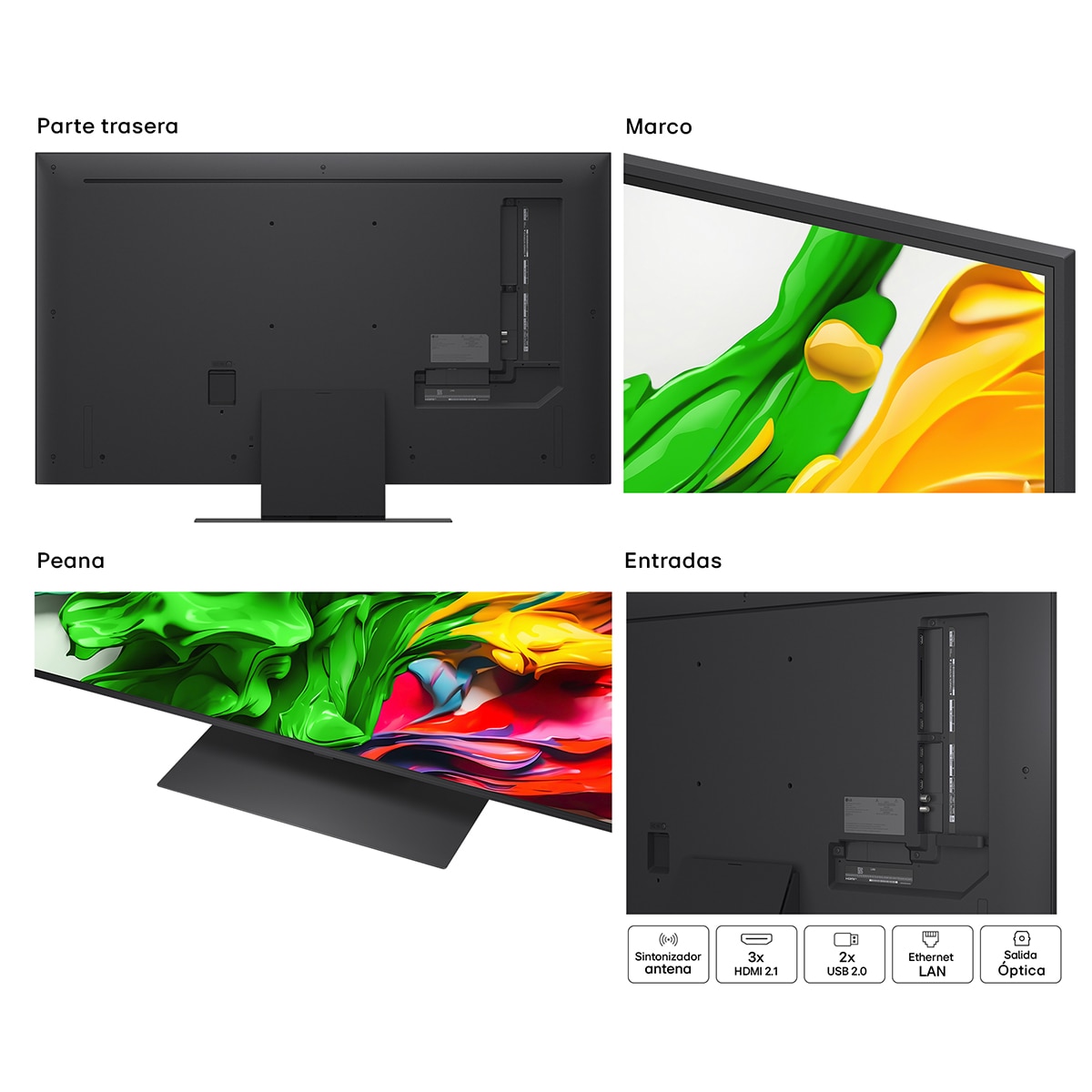 TV QNED evo MiniLED AI 126cm (50") LG 50QNED86A6C, 4K Smart TV Negro-17