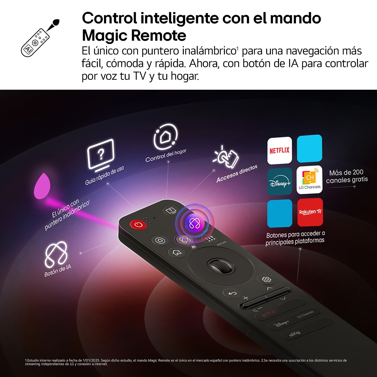 TV QNED AI 126cm (50") LG 50QNED84A6C, 4K Smart TV Negro-10