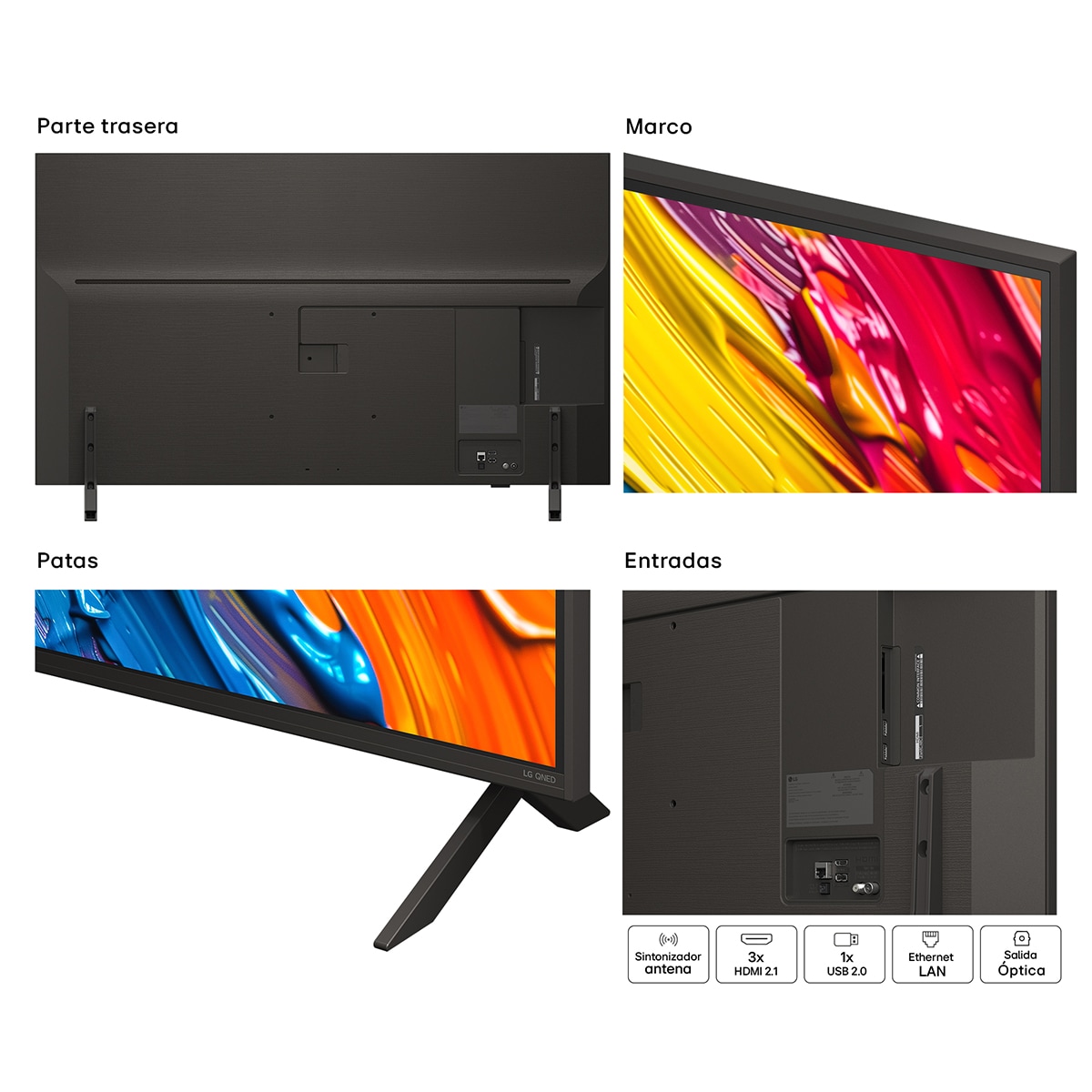 TV QNED AI 126cm (50") LG 50QNED84A6C, 4K Smart TV Negro-16