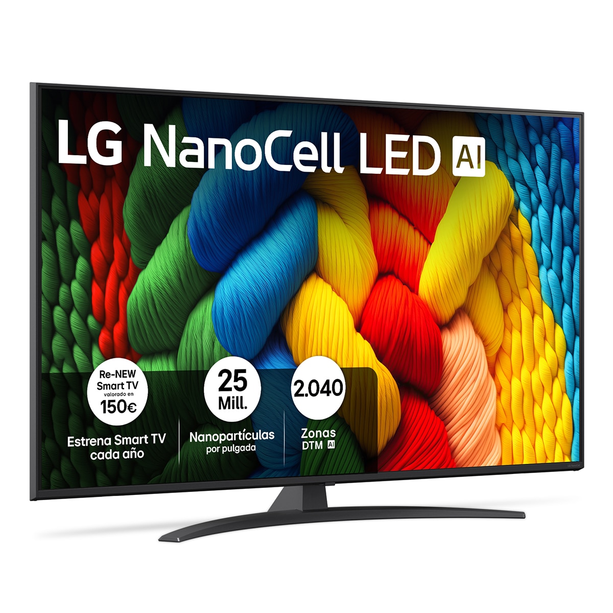Imagen 0 de TV LED NanoCell AI 139cm (55") LG 55NANO81A6A, 4K Smart TV