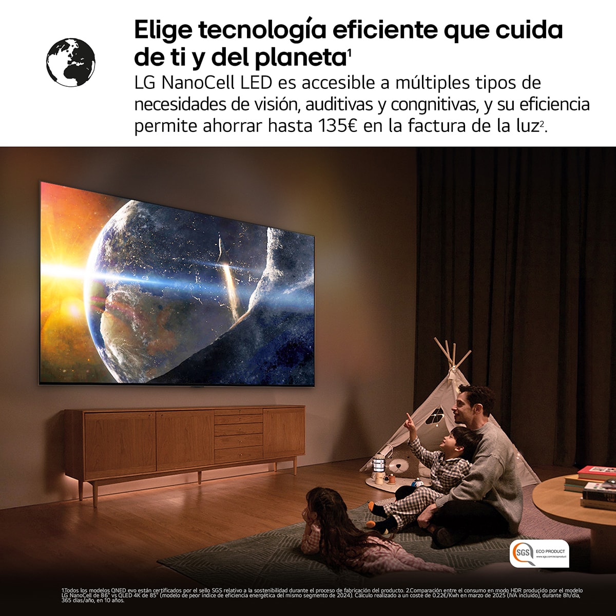 TV LED NanoCell AI 139cm (55") LG 55NANO81A6A, 4K Smart TV Negro-15