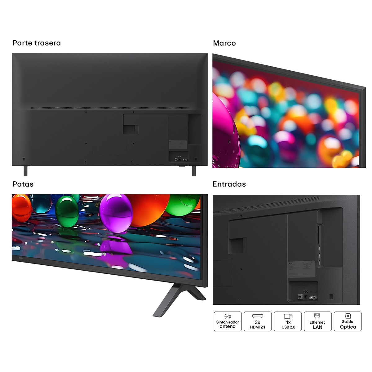 TV LED 139cm (55") LG UHD Ultimate AI 55UA75006LA, 4K Smart TV Negro-17