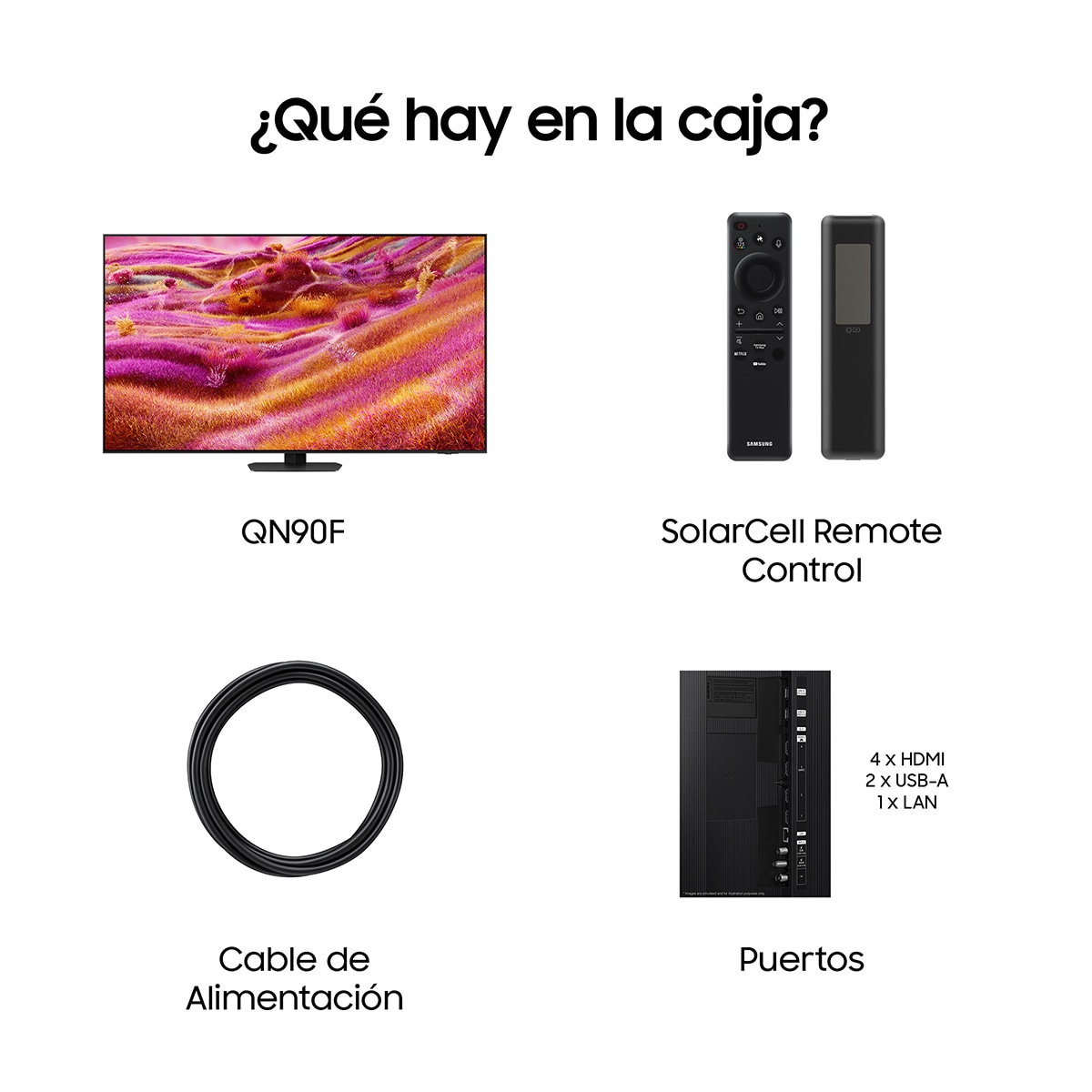 TV Neo QLED MiniLED 139cm (55") Samsung TQ55QN90FATXXC 4K MiniLED Vision AI Smart TV Negro-9