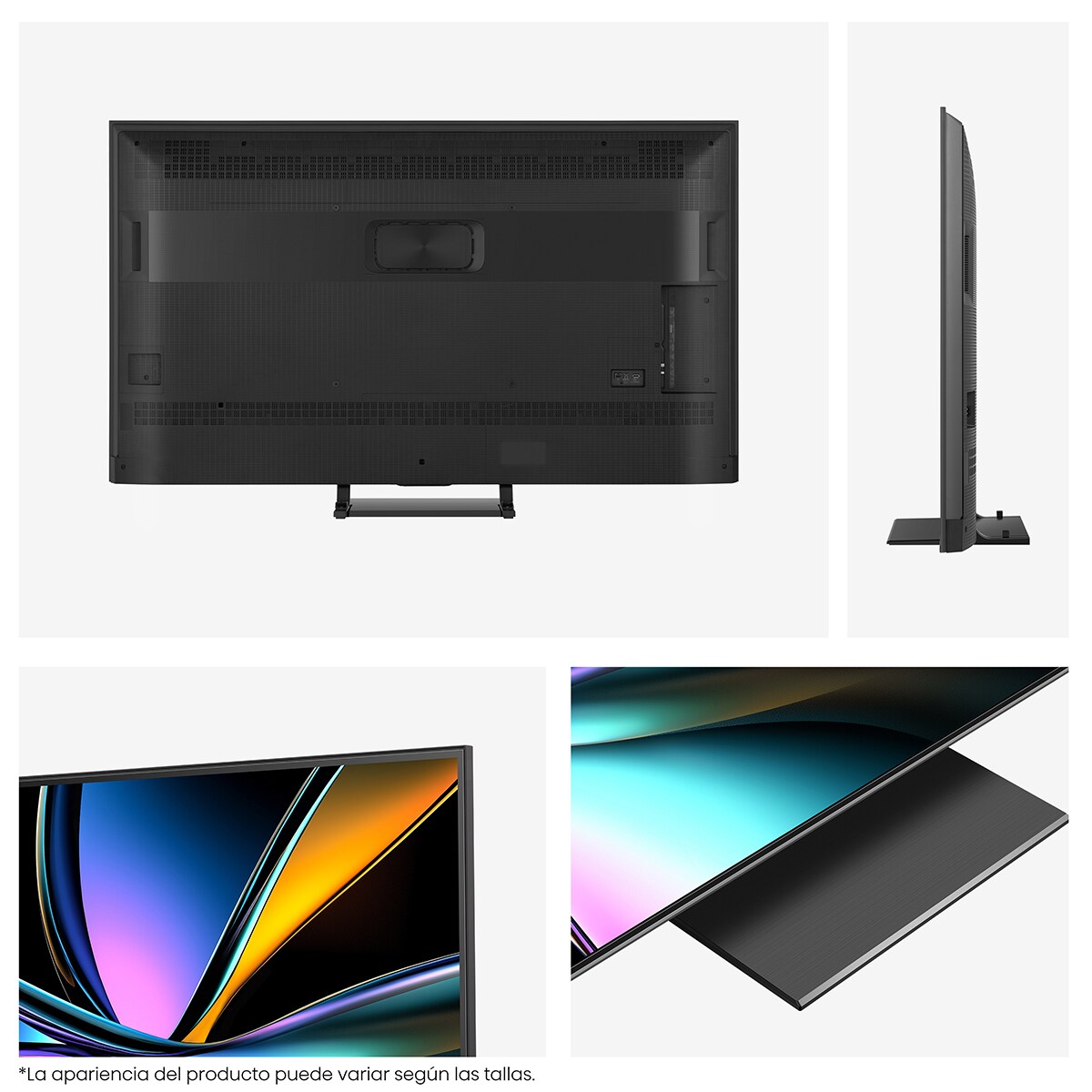 TV MiniLED 139 cm (55") Hisense 55U7Q Pro, UHD 4K, Smart TV Aluminio / Gris carbón-10