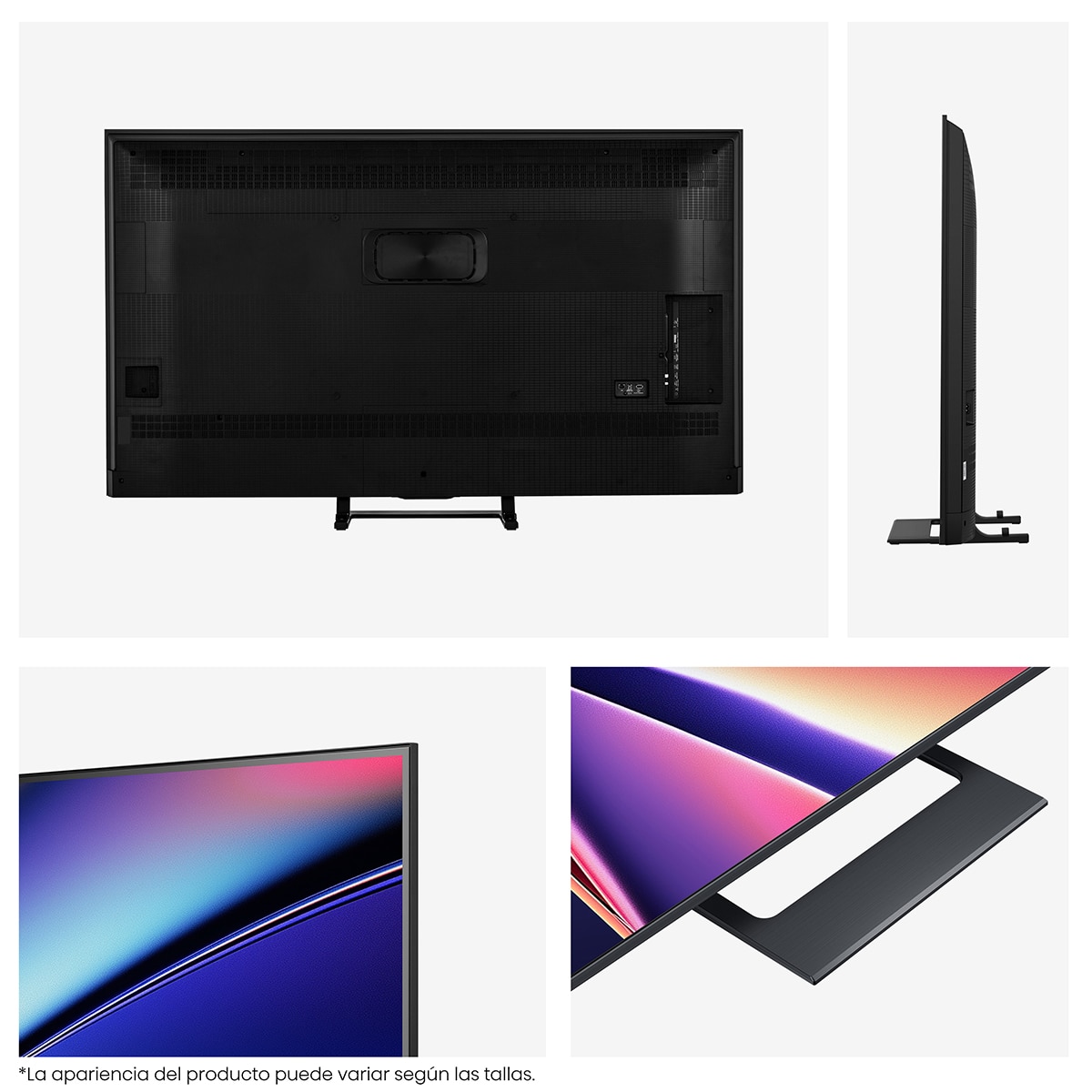 TV MiniLED 126 cm (50") Hisense 50E8Q, UHD 4K, Smart TV Gris carbón-10