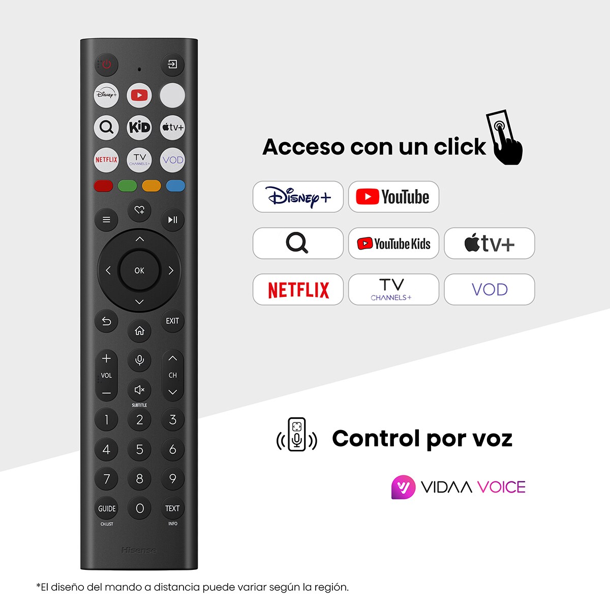 TV QLED 139 cm (55") Hisense 55E7Q Pro, UHD 4K, Smart TV Gris carbón-11