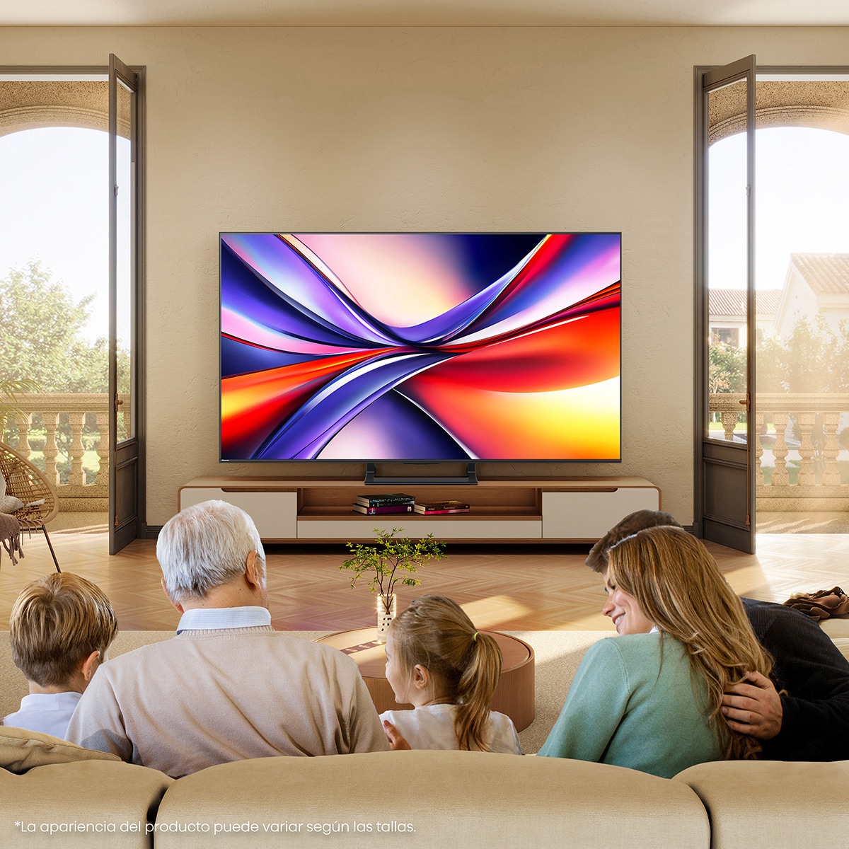 TV QLED 139 cm (55") Hisense 55A7Q, UHD 4K, Smart TV Negro-13