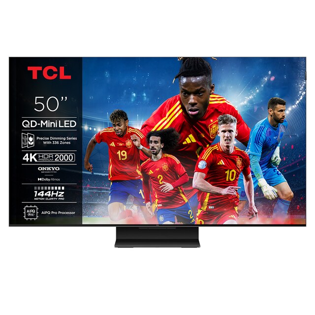 Imagen 0 de TV QD-Mini LED 127 cm (50") TCL 50C7K, 4K HDR Premium 2000, Smart TV con Google TV, control por voz