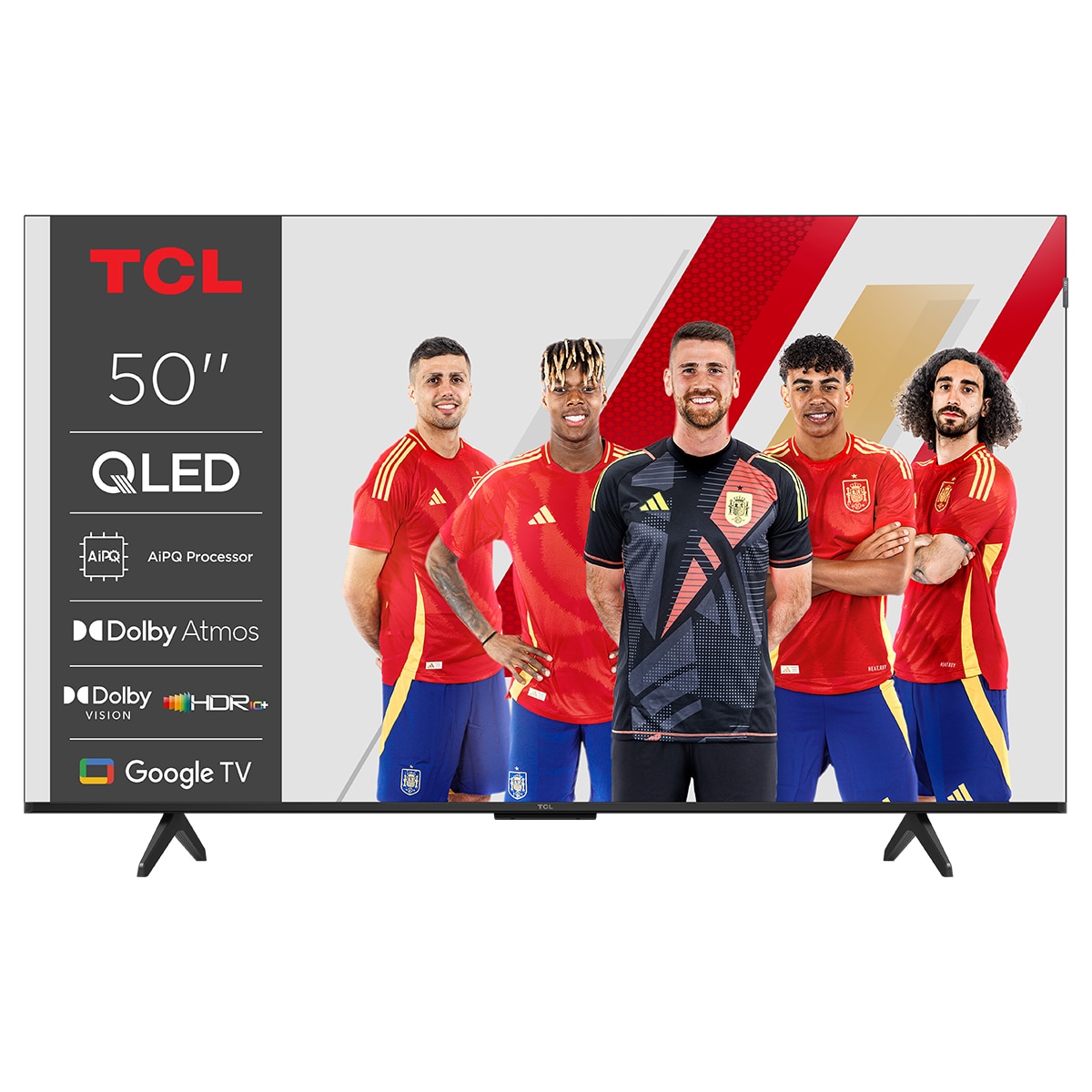Imagen 0 de TV QLED 127 cm (50") TCL 50P7K, 4K HDR TV, Smart TV Powered by Google TV, compatible con Asistentes de voz