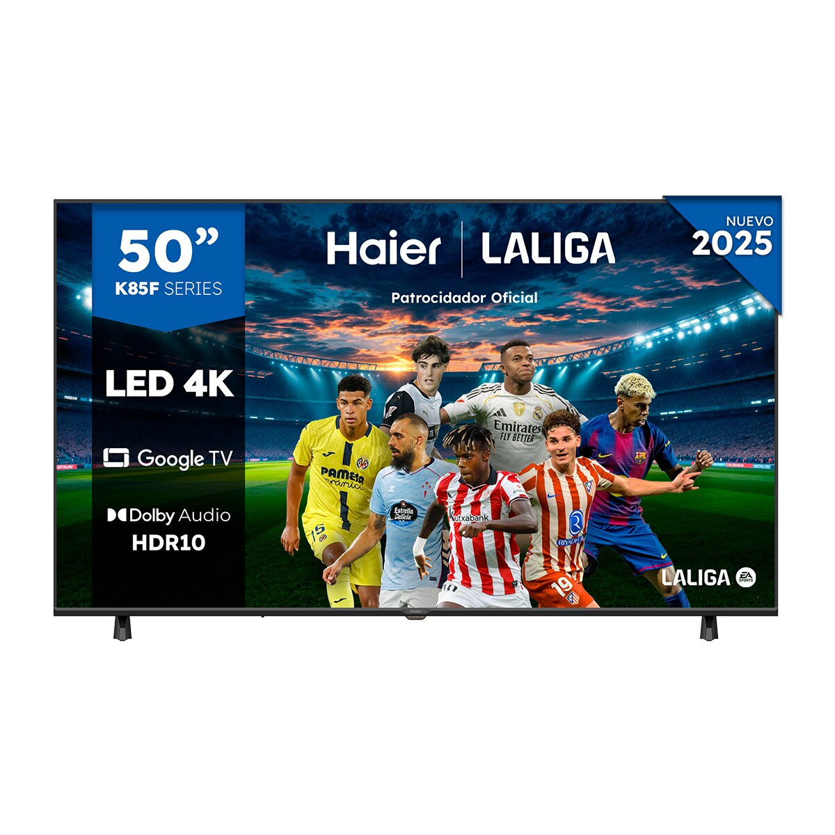 Imagen 0 de TV LED 126 cm (50") Haier H50K85FUX UHD 4K, Smart Google TV, HDR10, Dolby Audio