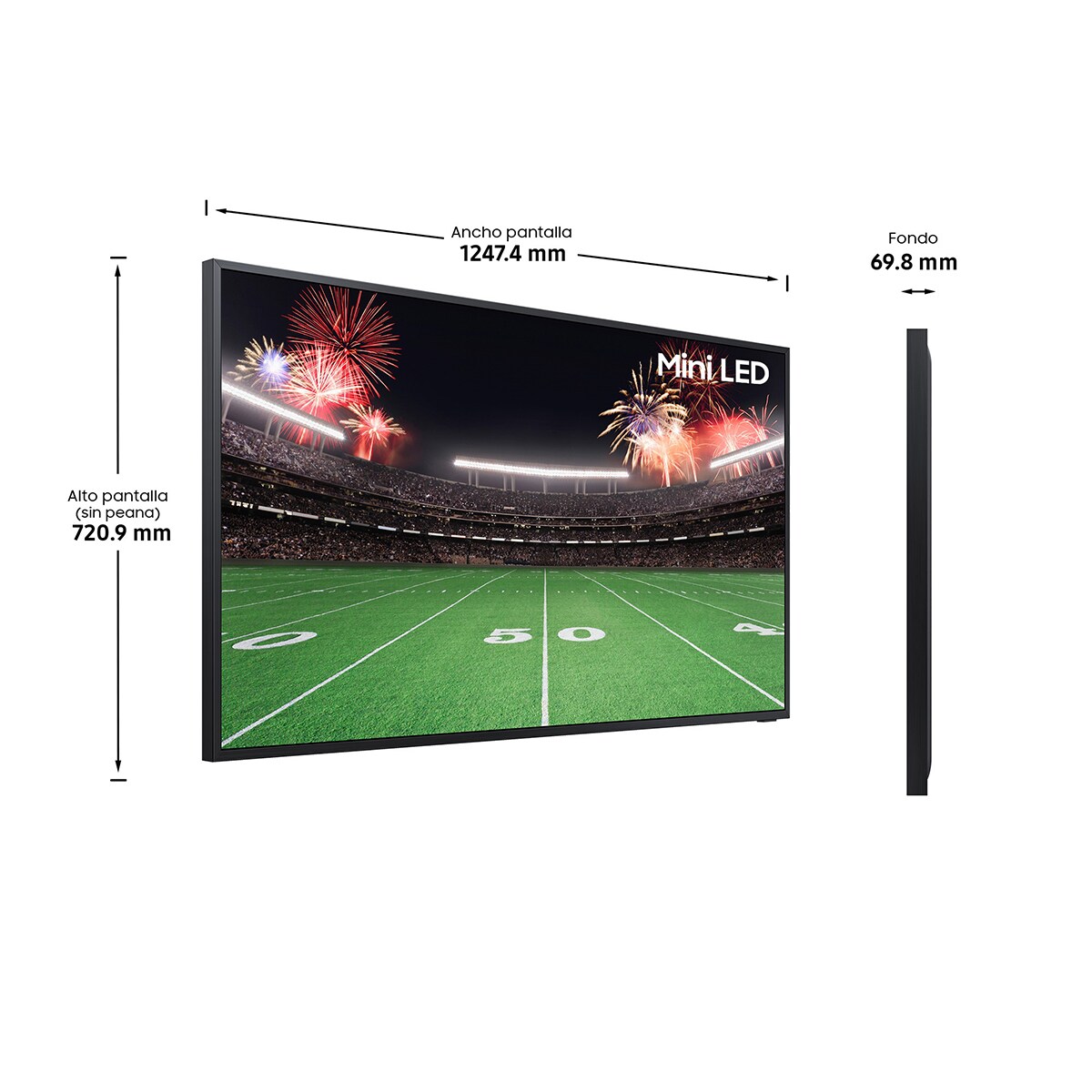 TV Neo QLED 139cm (55") Samsung The Terrace TQ55LST7DATXXC, 4K Smart TV, para colgar en pared Negro-2
