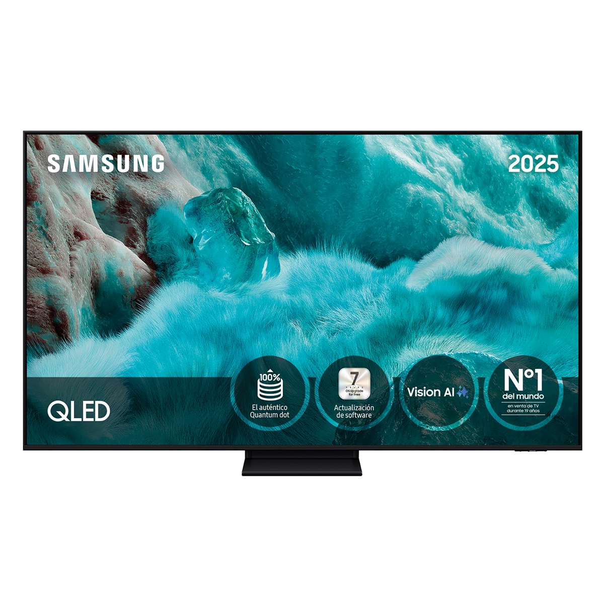 Imagen 0 de TV QLED 139cm (55") Samsung TQ55Q7F5AUXXC, 4K Vision AI Quantum dot Smart TV