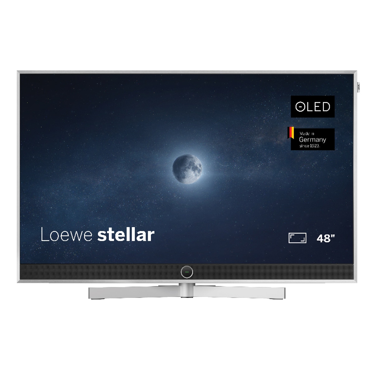 Imagem 0 de TV OLED 121 cm (48'') Loewe Stellar 48 UHD 4K, HDR, Wi?Fi e Smart TV com Barra de Som de 80 W e DR+