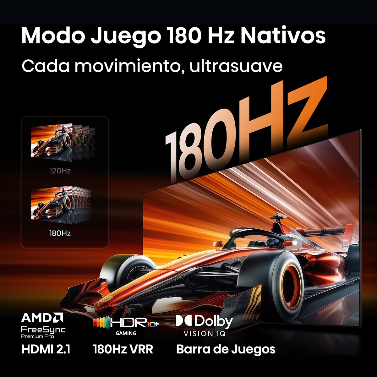 TV RGB Mini LED 55"(139 cm) Hisense 55UR8S UHD 4K Smart TV con IA Aluminio / Gris carbón-6