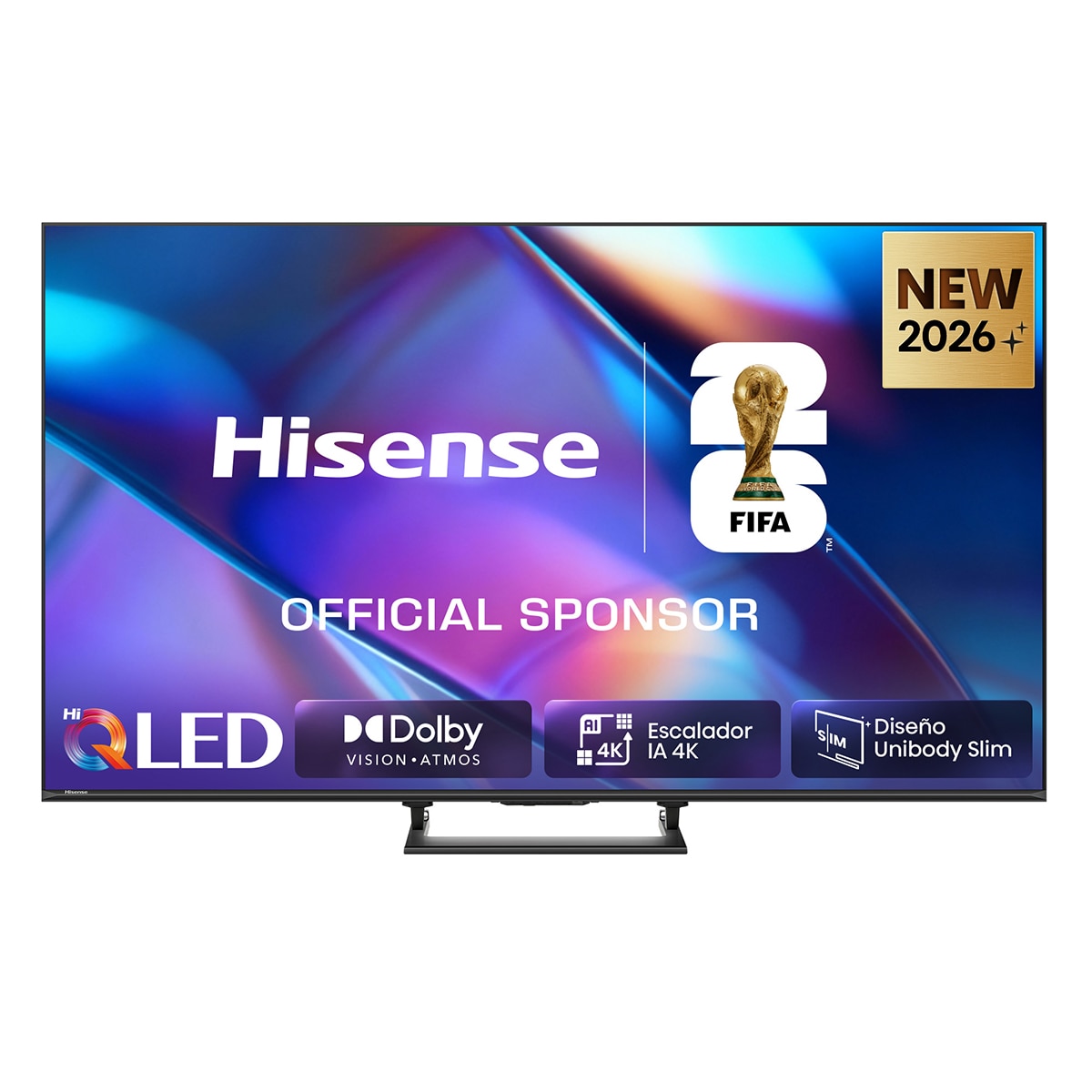 Hisense - TV HI-QLED 55" (139 cm) Hisense 55A7S UHD 4K Smart TV con IA.