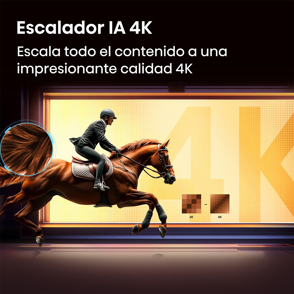 TV HI-QLED 55" (139 cm) Hisense 55A7S UHD 4K Smart TV con IA Gris carbón-7