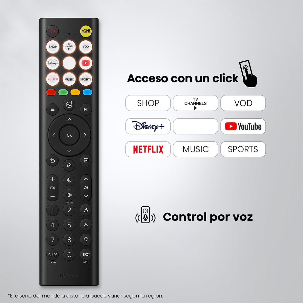 TV HI-QLED 55" (139 cm) Hisense 55A7S UHD 4K Smart TV con IA Gris carbón-12