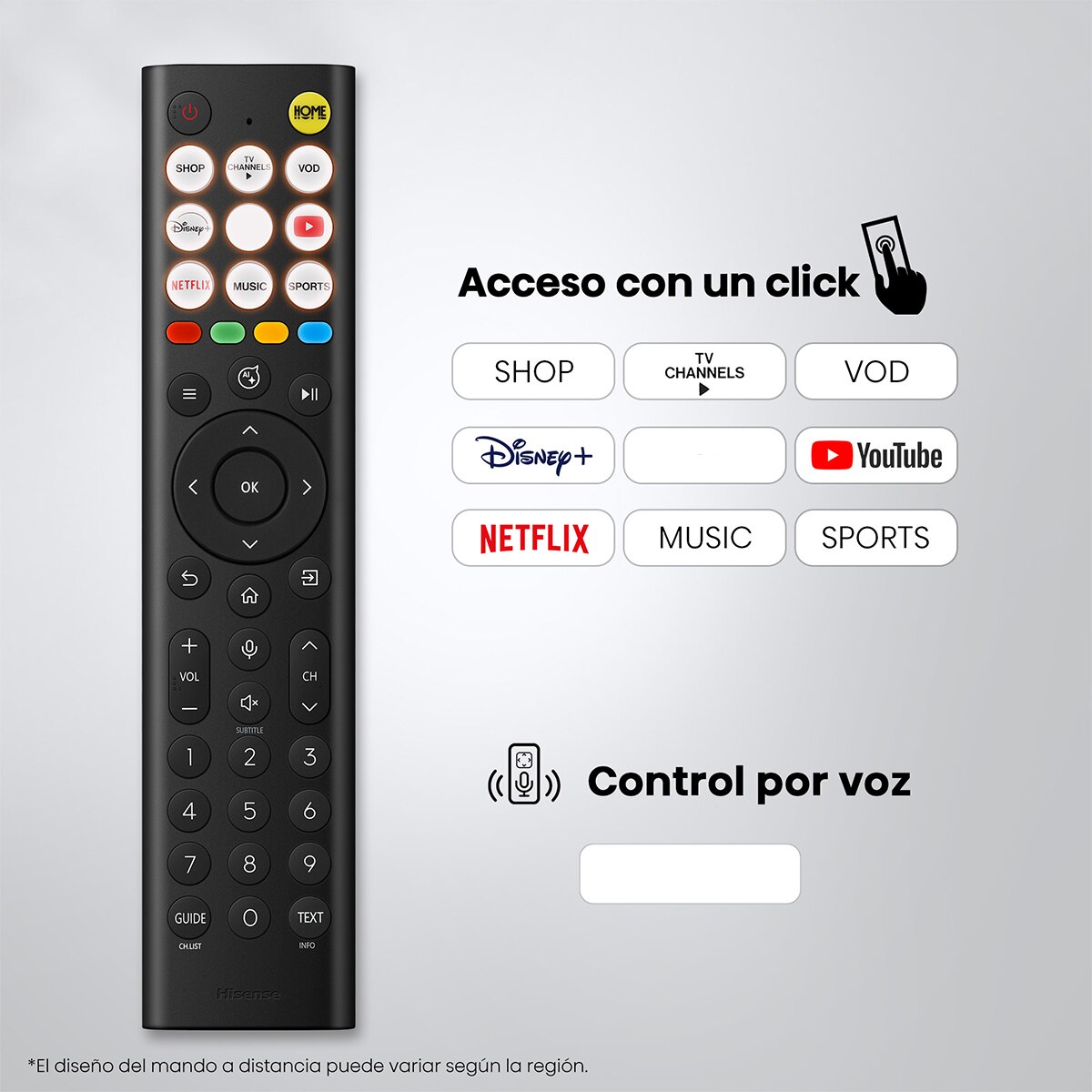 TV LED 55" (139 cm) Hisense 55A6S UHD 4K Smart TV con IA Negro-11