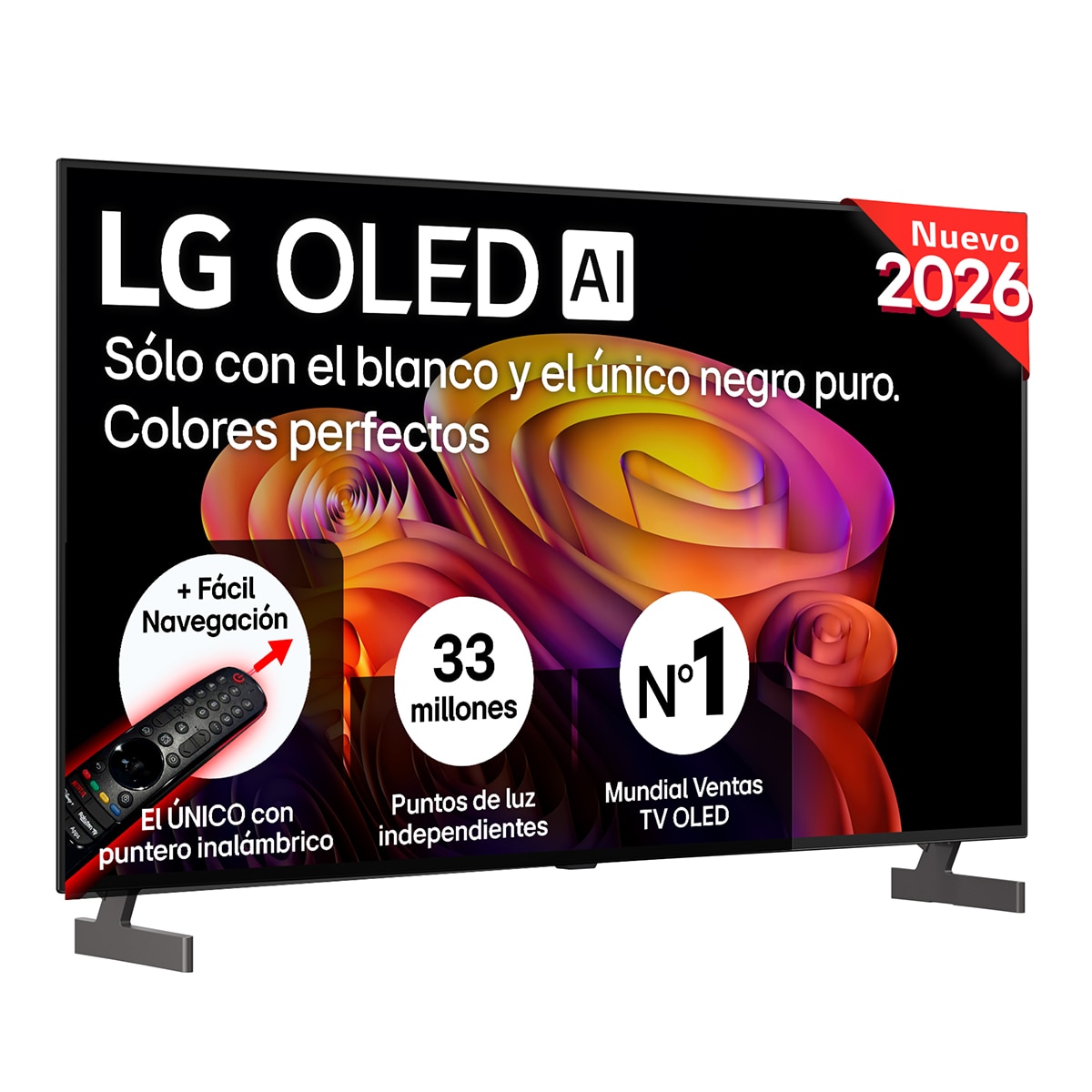 Imagen 0 de Smart TV LG OLED AI B6 139 cm (55") OLED55B6LC 4K 2026
