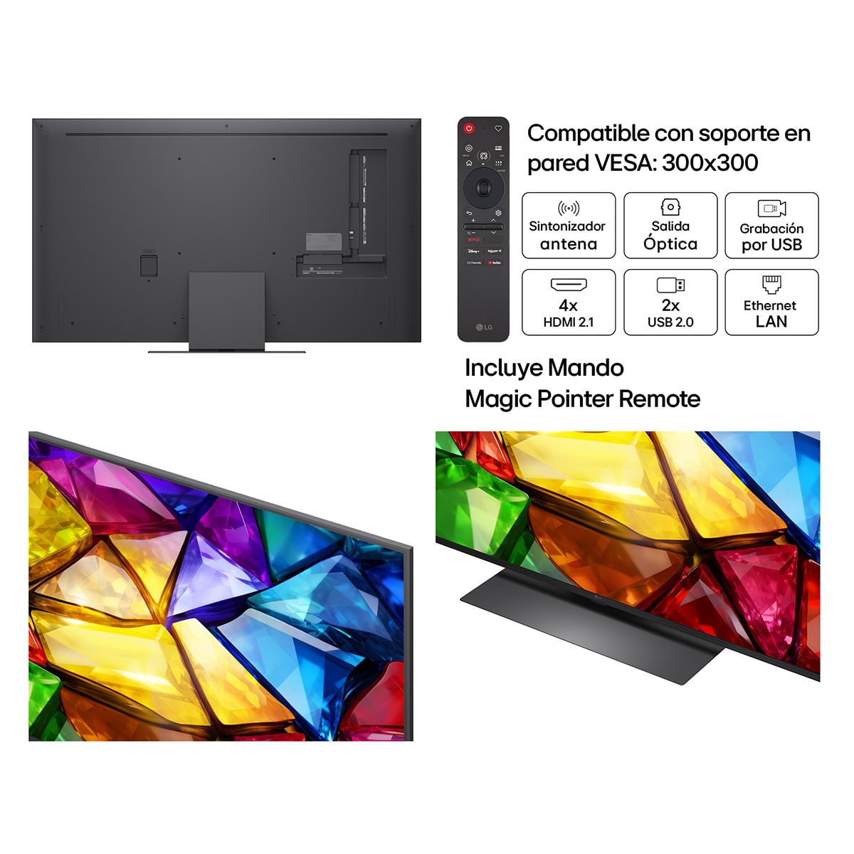 TV RGB Mini LED 139 cm (55
