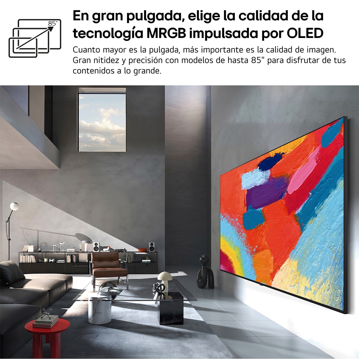 TV RGB Mini LED 139 cm (55") LG 55MRGB88B6B 4K, Smart TV, AI, MRGB88 - Gris oscuro / Negro Gris oscuro / Negro-8