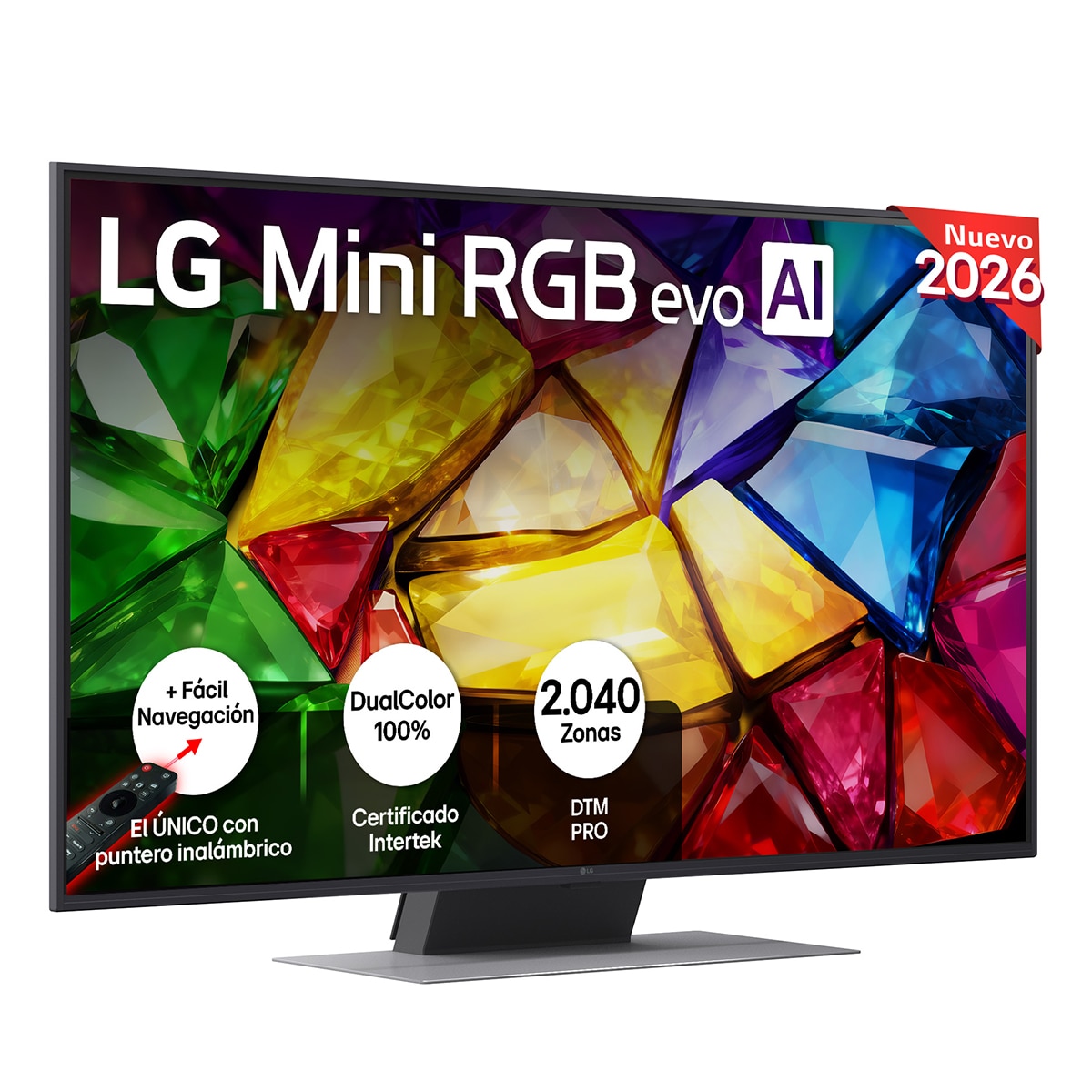 LG - TV RGB Mini LED 126 cm (50") LG 50MRGB88B6B 4K, Smart TV, AI, MRGB88.