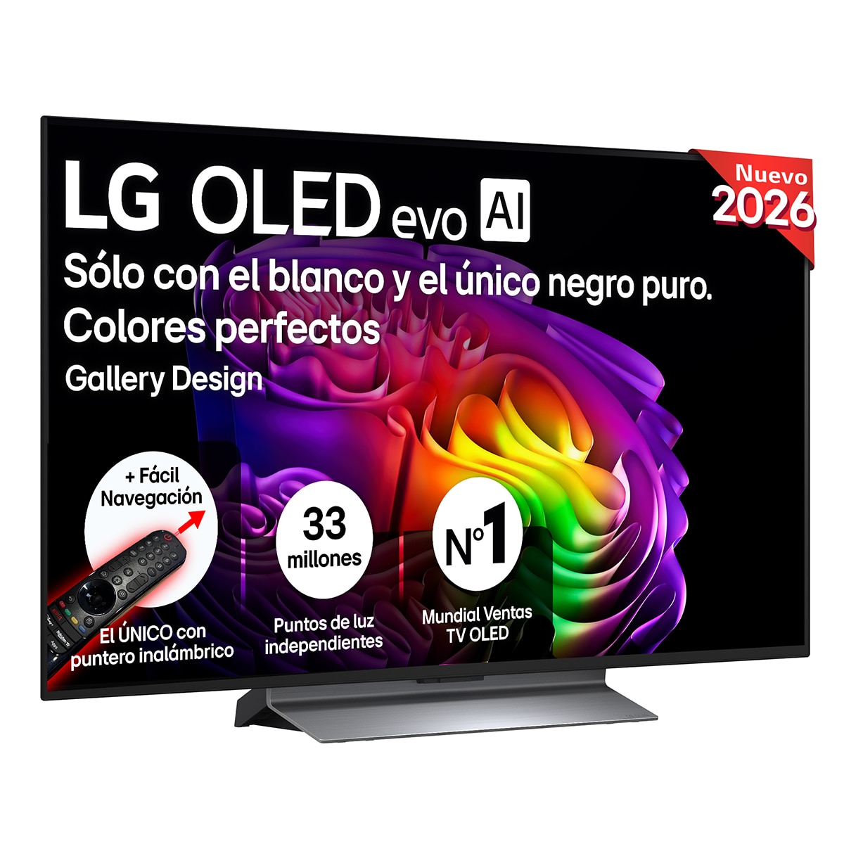 Imagen 0 de TV OLED evo 121 cm (48") LG OLED48G66LS 4K, Smart TV, AI, G6