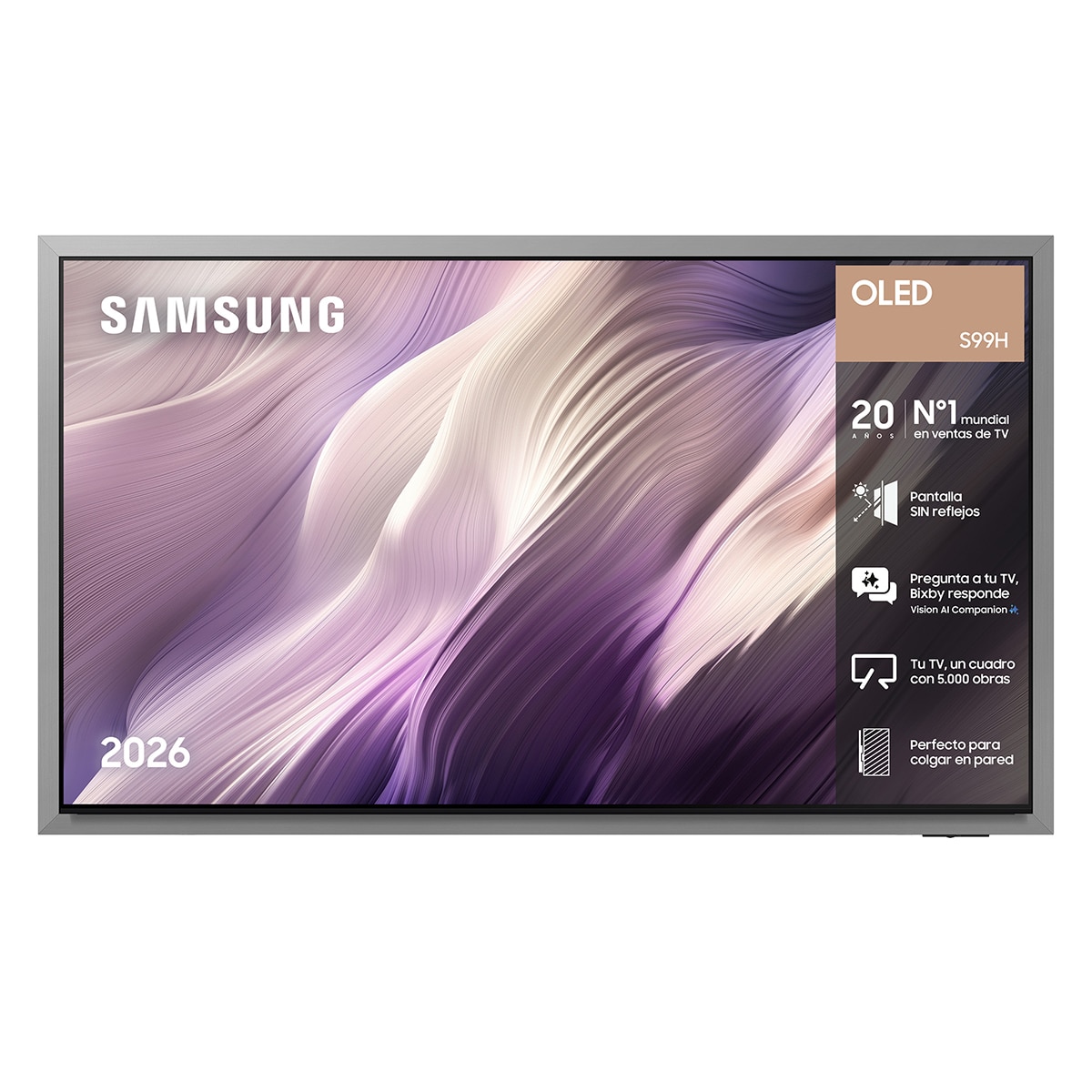 Imagen 0 de TV OLED 138cm (55") Samsung TQ55S99HATXXC 4K Smart TV SIN reflejos con Vision AI. Modo arte