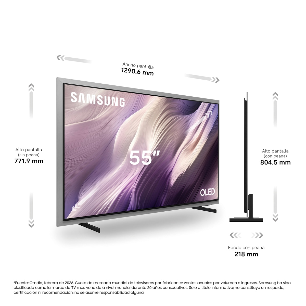 T.V TV OLED 138cm (55