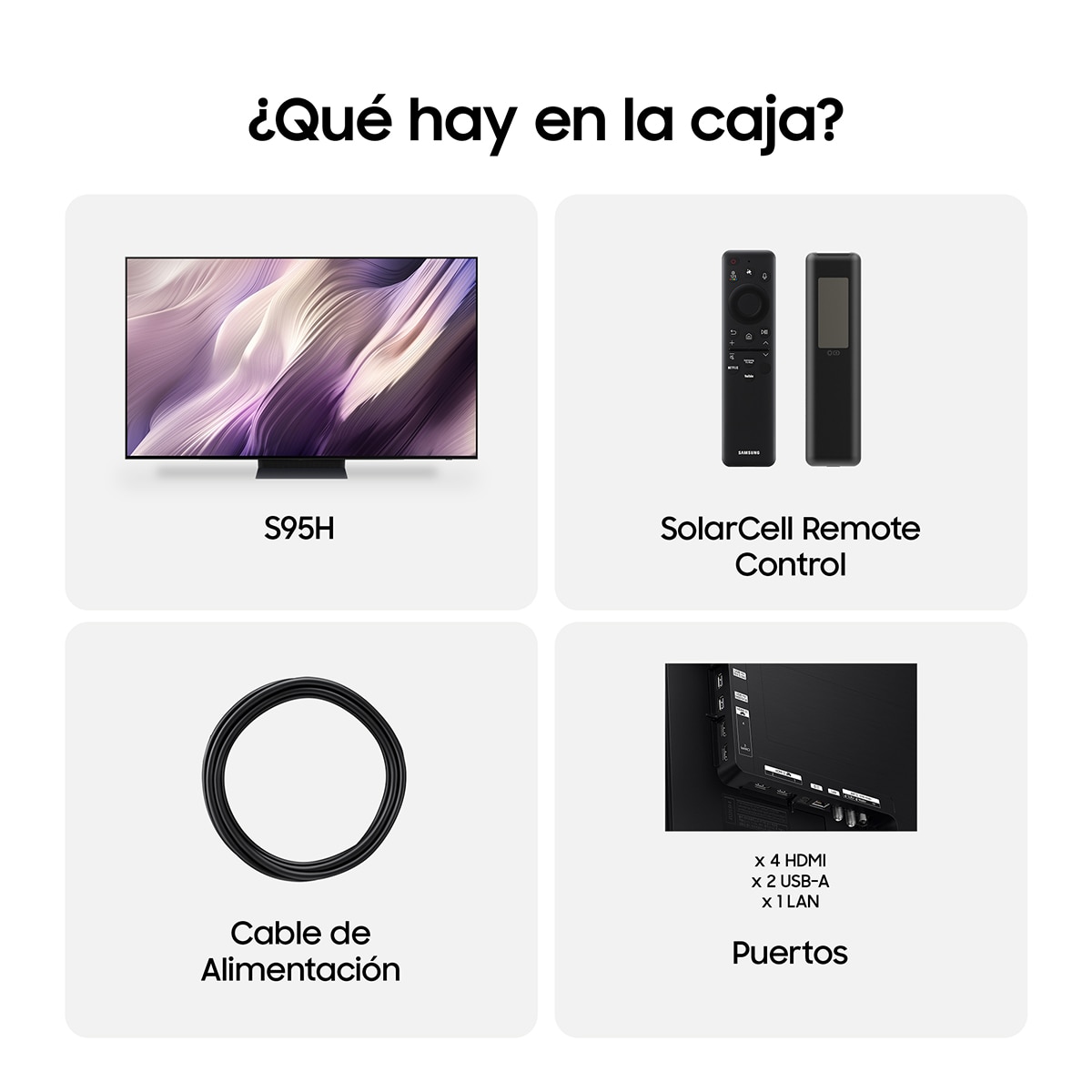 TV OLED 122cm (48") Samsung TQ48S95HAEXXC 4K Smart TV SIN reflejos con Vision AI. 165Hz Ultimate Gaming Pack - Negro Negro-7