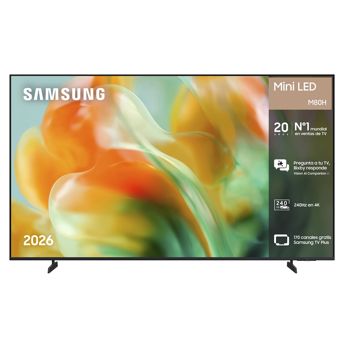 Imagen 0 de TV Mini LED 138cm (55") Samsung TU55M80HAUXXC 4K Smart TV con Vision AI 144Hz