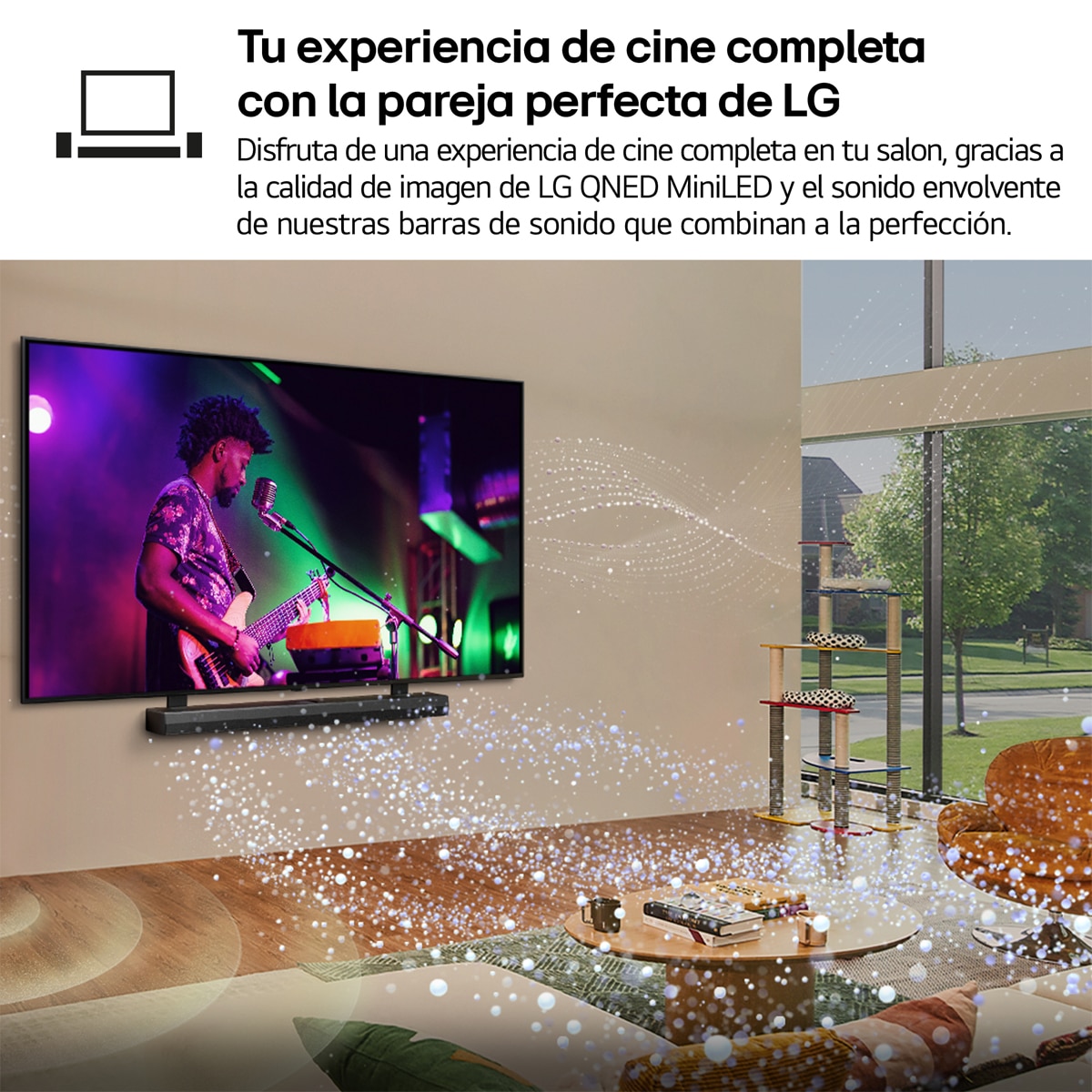 TV QNED evo Mini LED 139 cm (55") LG 55QNED87B6A 4K, Smart TV, AI, QNED87 - Gris oscuro / Negro Gris oscuro / Negro-15