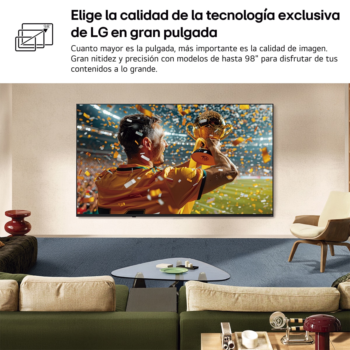 Smart TV LG NANO 4K UHD AI NU90 139 cm (55") 55NU900B6LA 4K 2026 Gris oscuro / Negro-7
