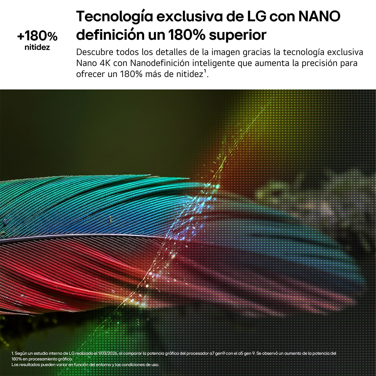 Smart TV LG NANO 4K UHD AI NU90 126 cm (50") 50NU900B6LA 4K 2026 Gris oscuro / Negro-4