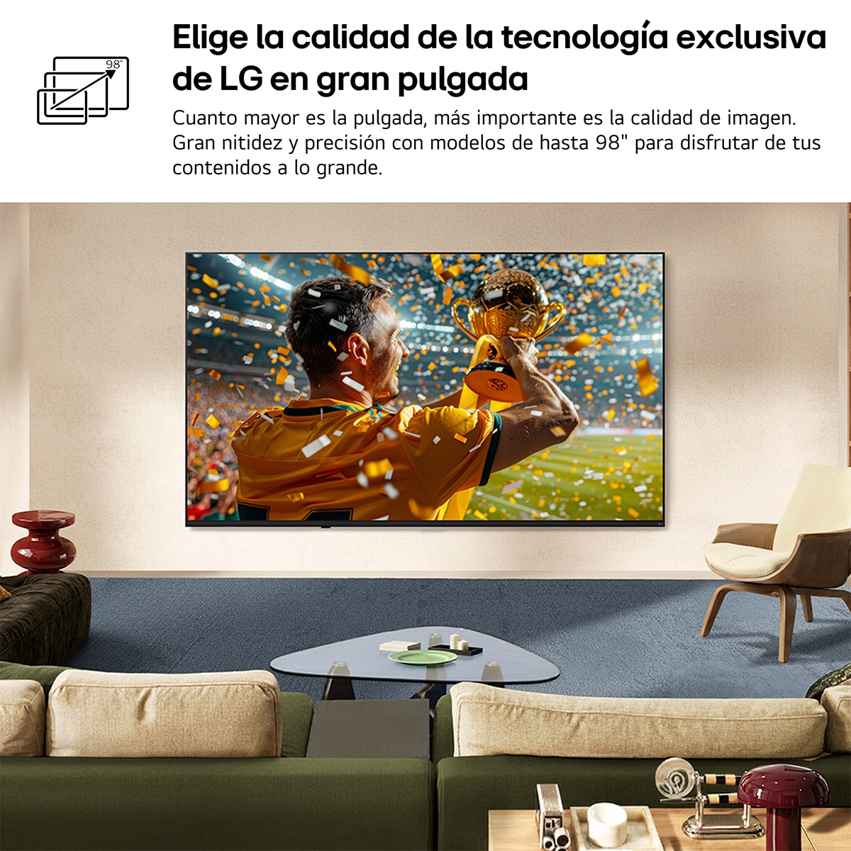 Smart TV LG NANO 4K UHD AI NU90 126 cm (50") 50NU900B6LA 4K 2026 Gris oscuro / Negro-7
