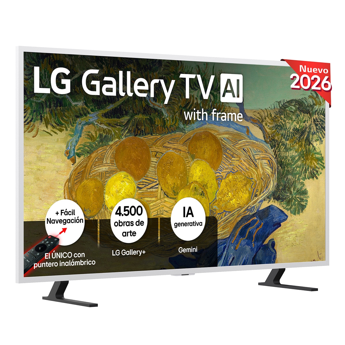 LG - TV QNED Mini LED 139 cm (55") LG 55LX7B6LA 4K, Smart TV, LifeStyle LX7B6.