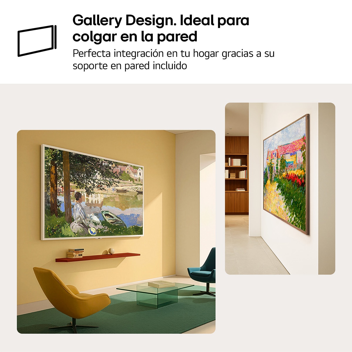 TV QNED Mini LED 139 cm (55") LG 55LX7B6LA 4K, Smart TV, LifeStyle LX7B6 - Gris oscuro / Negro Gris oscuro / Negro-7
