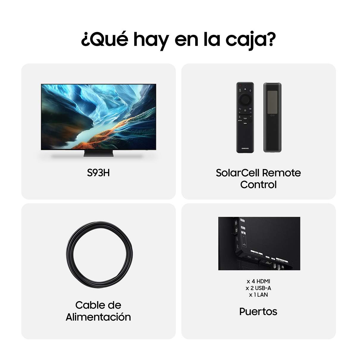 TV OLED 138cm (55") Samsung TQ55S93HAEXXC 4K Smart TV SIN reflejos con Vision AI. 165Hz Ultimate Gaming Pack Negro-7
