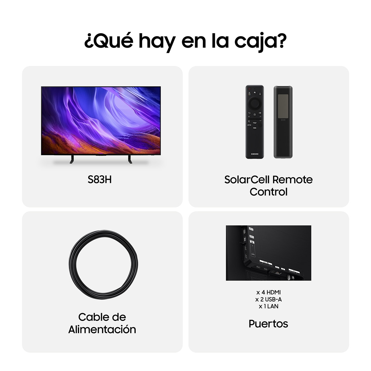 TV OLED 122cm (48") Samsung TQ48S83HAEXXCC 4K Smart TV con Vision AI. 120Hz Ultimate Gaming Pack Negro-7