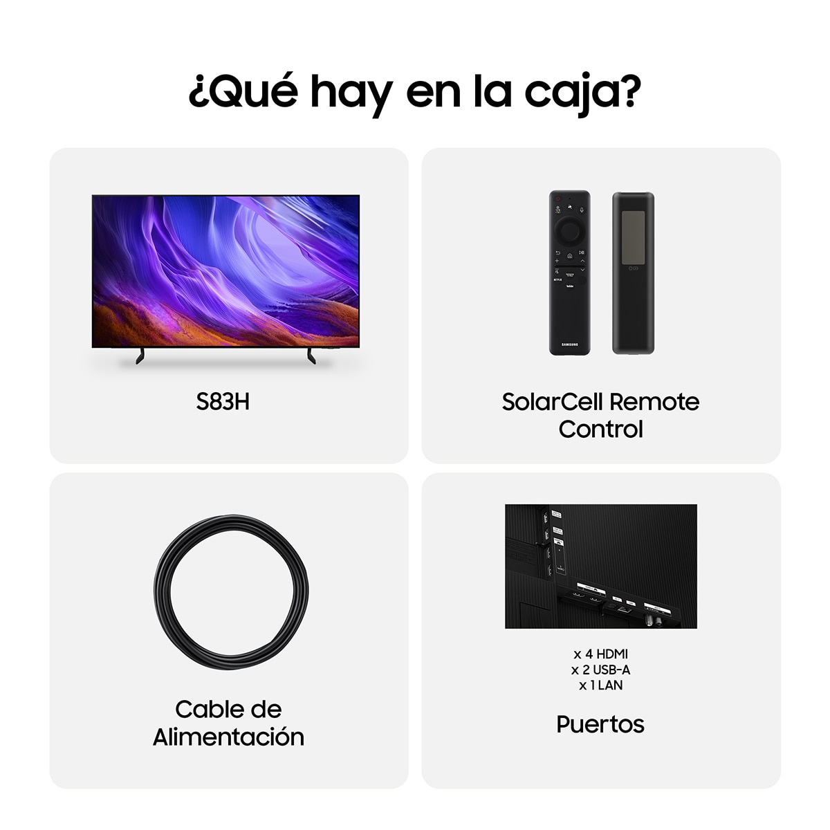 TV OLED 138cm (55") Samsung TQ55S83HAEXXCC 4K Smart TV con Vision AI. 120Hz Ultimate Gaming Pack Negro-7