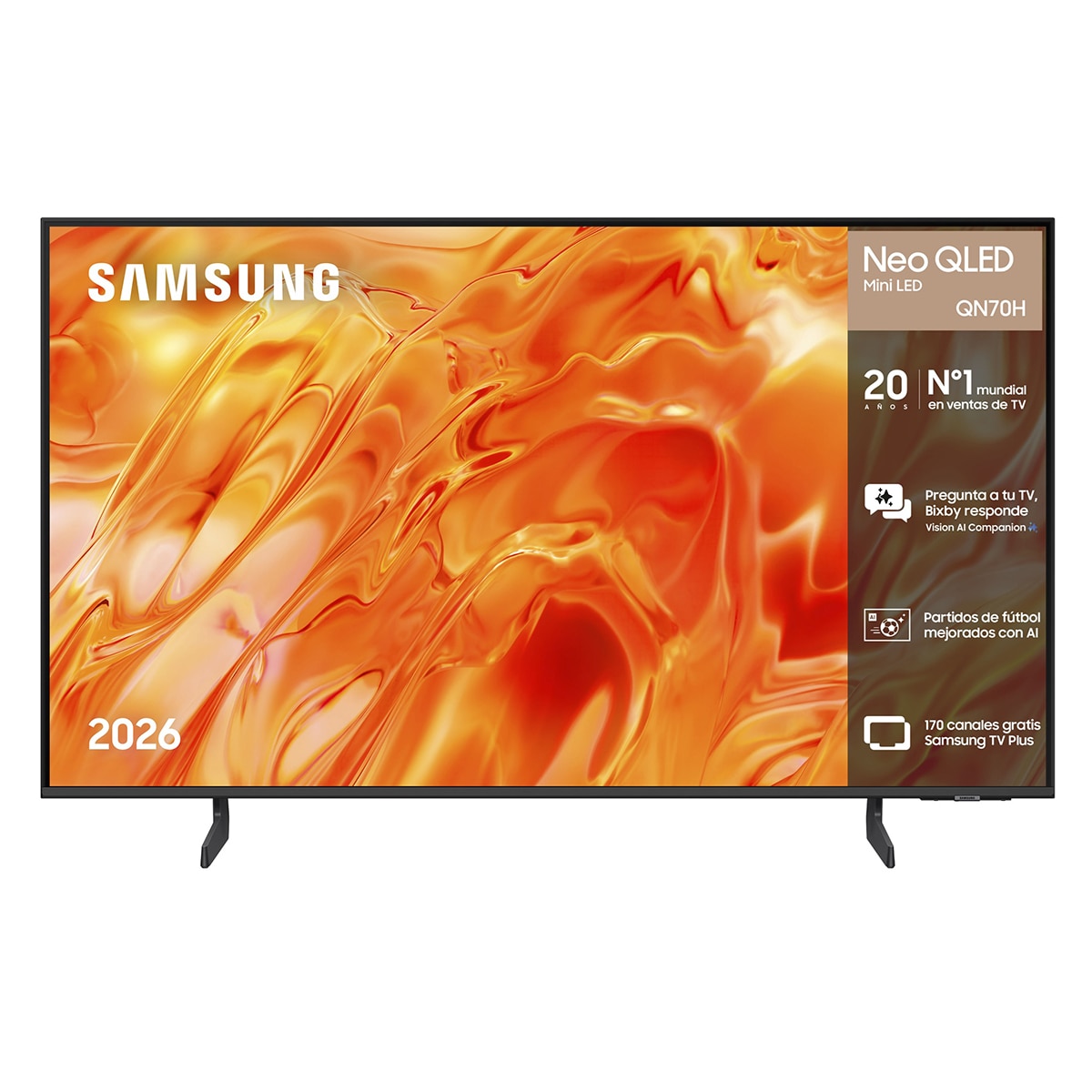 Imagen 0 de TV Neo QLED Mini LED 127cm (50") Samsung TQ50QN70HAUXXC 4K Smart TV con Vision AI Football Mode