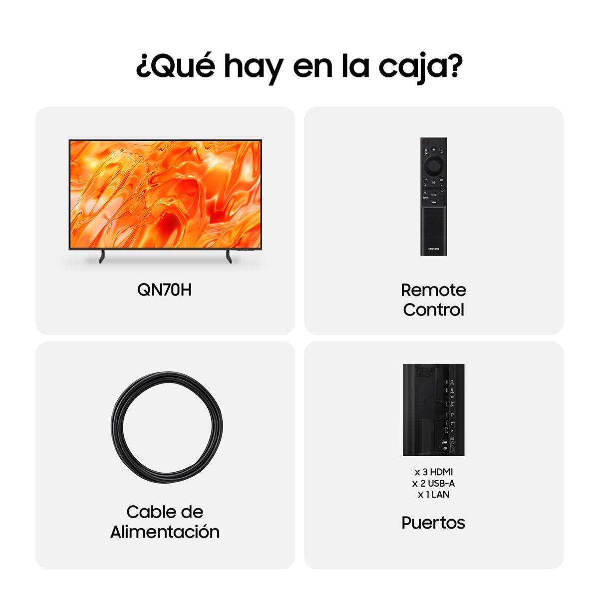 TV Neo QLED Mini LED 127cm (50") Samsung TQ50QN70HAUXXC 4K Smart TV con Vision AI Football Mode Negro-8